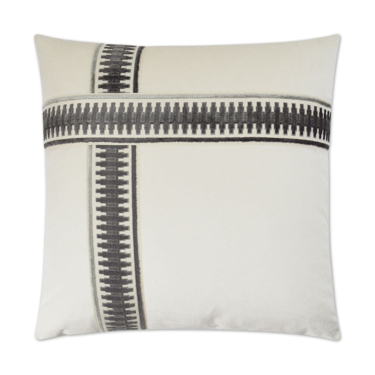 Antibes II Decorative Throw Pillow - Grey | DV Kap