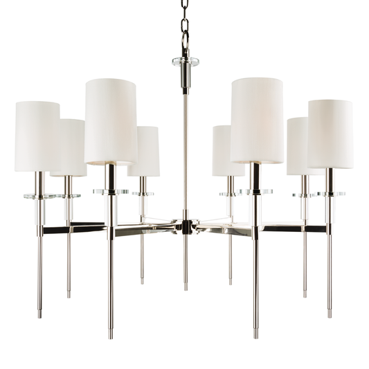 Amherst Chandelier | Hudson Valley Lighting - 8518-PN