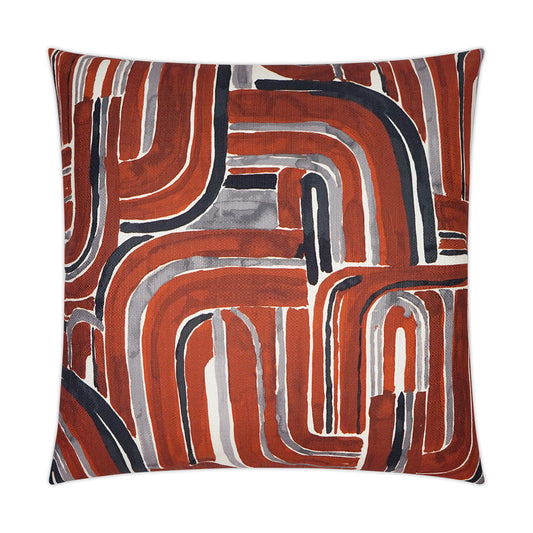 Bender Decorative Throw Pillow - Cinnabar | DV Kap