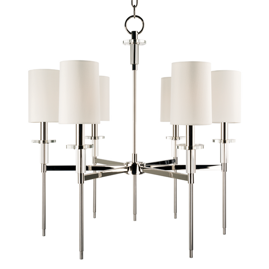 Amherst Chandelier | Hudson Valley Lighting - 8516-PN