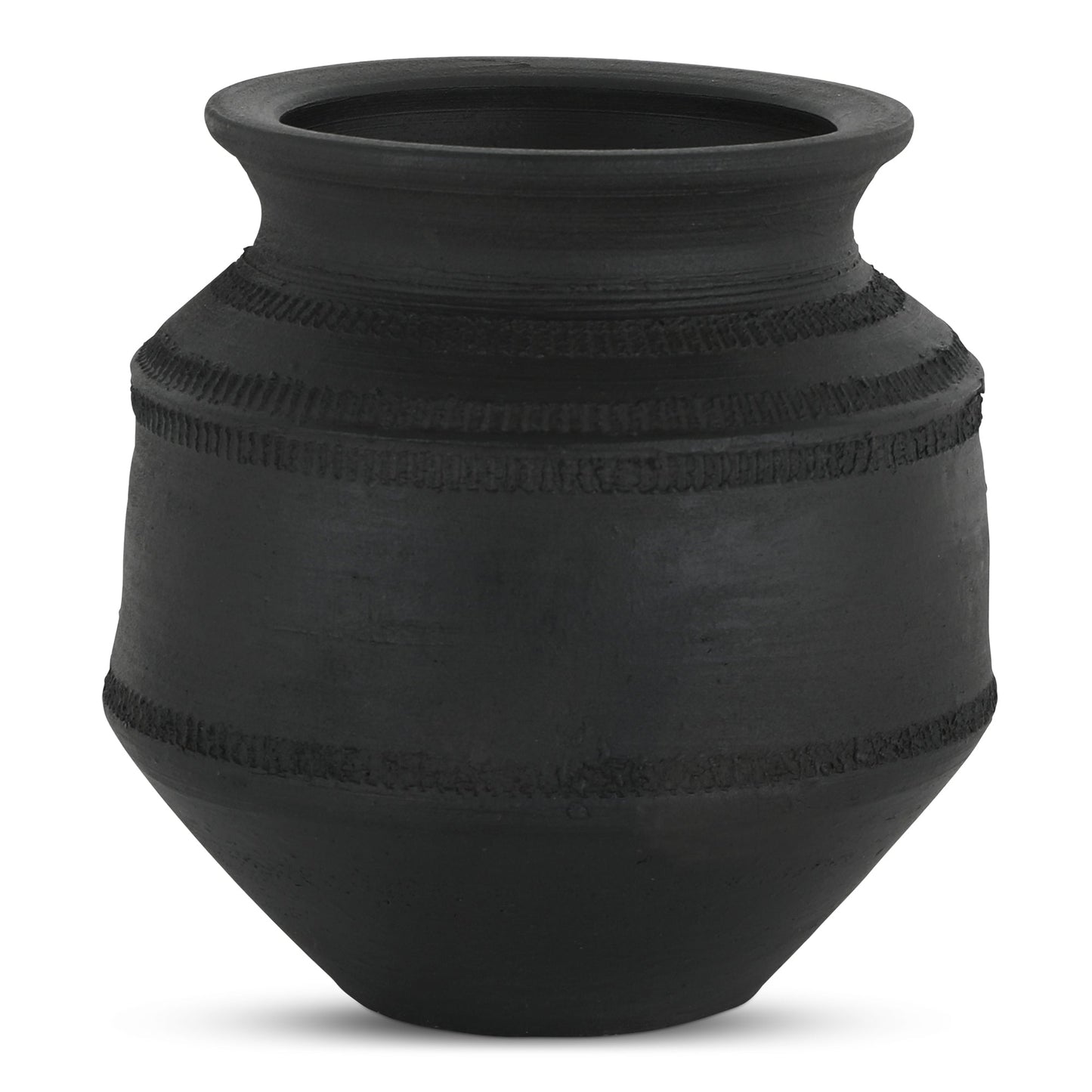 Astra Vessel Black Terracotta | Moe's Furniture - GK-1136-02