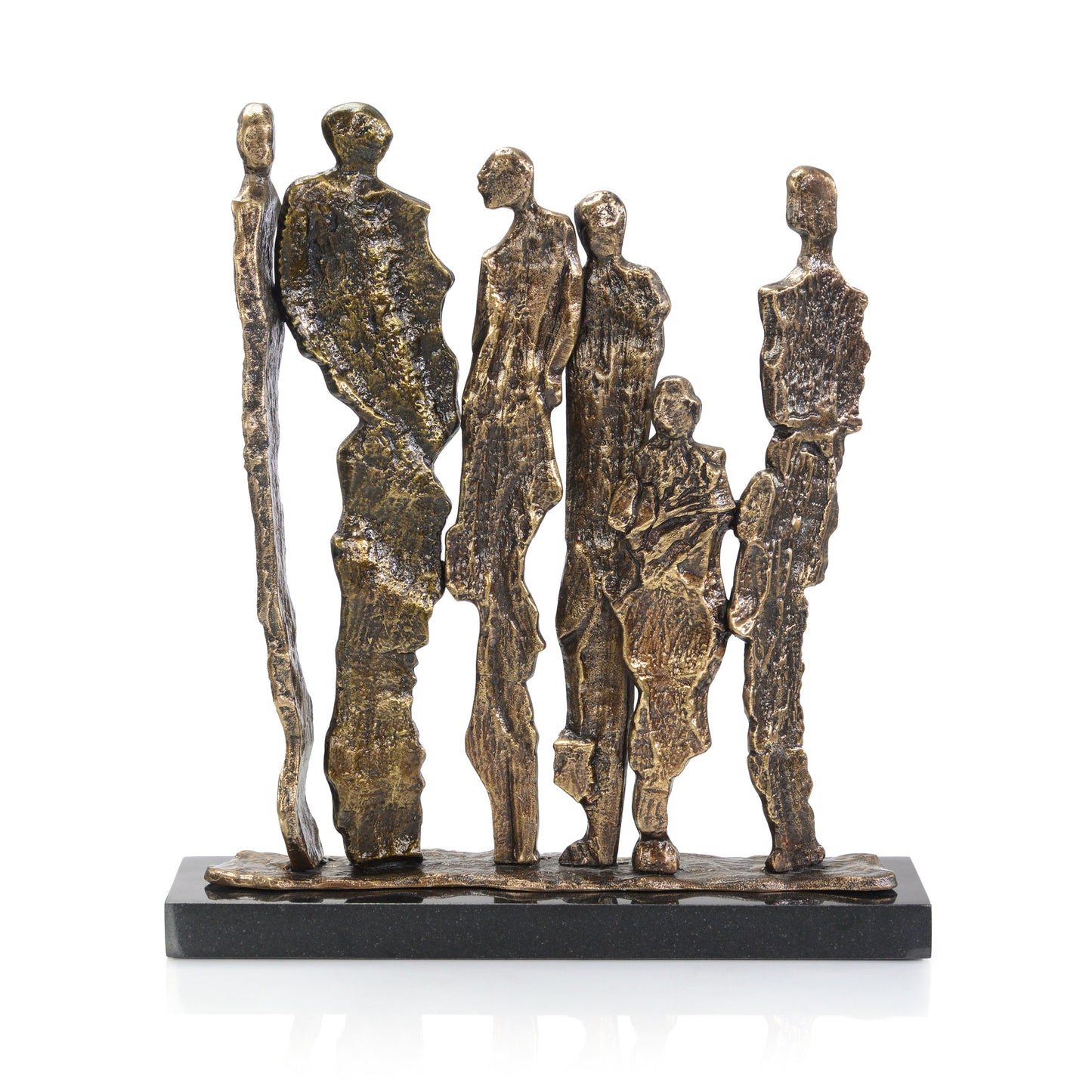 Antique Brass Kindred Sculpture | John-Richard - JRA-14460