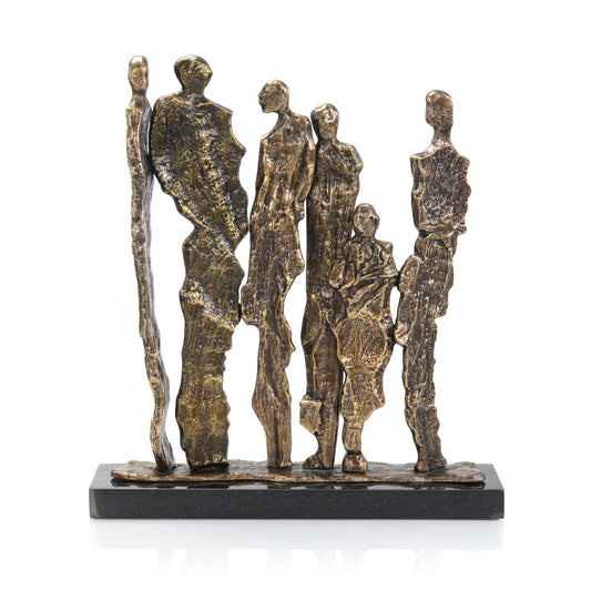 Antique Brass Kindred Sculpture | John-Richard - JRA-14460