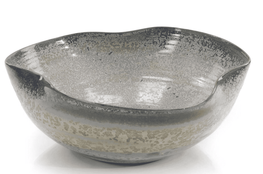 Free Form Bowl in Sea Foam Blues